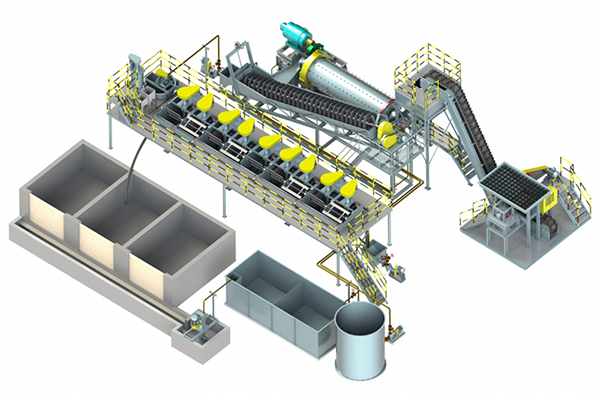 Small Scale Relocatable Modular Gold Flotation Plant